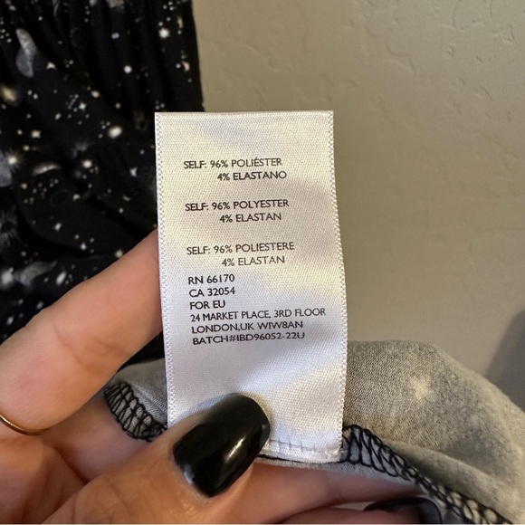 Urban Outfitters Julia Star Moon Space Short Sleeve Mini Dress Size‎ XS - Picture 5 of 6